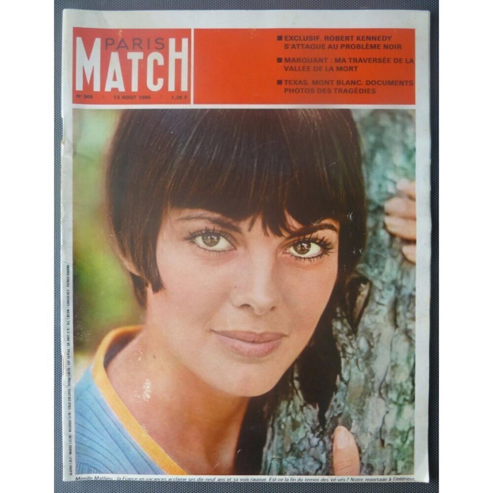 PARIS MATCH 905 Whitman Mathieu Marquant Mont Blanc Kennedy Turquie